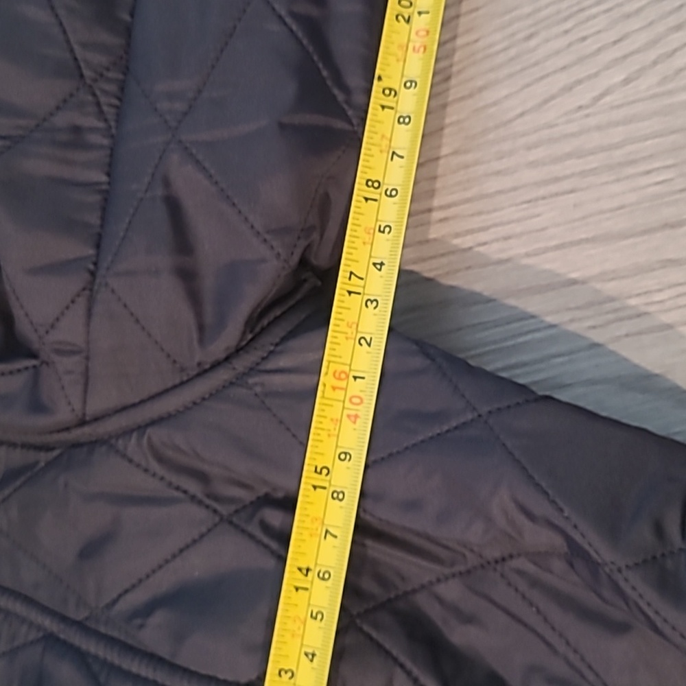 Good Condition Barbou Blue Calvary PolarQuilt Jacket Size 4 - Picture 6 of 7